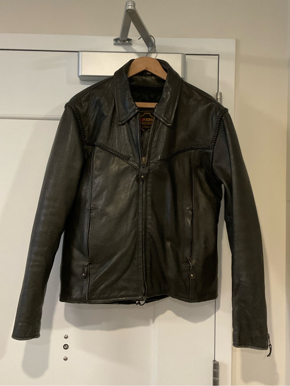 HASBRO Women’s Genuine Leather Motorcycle Jacket
